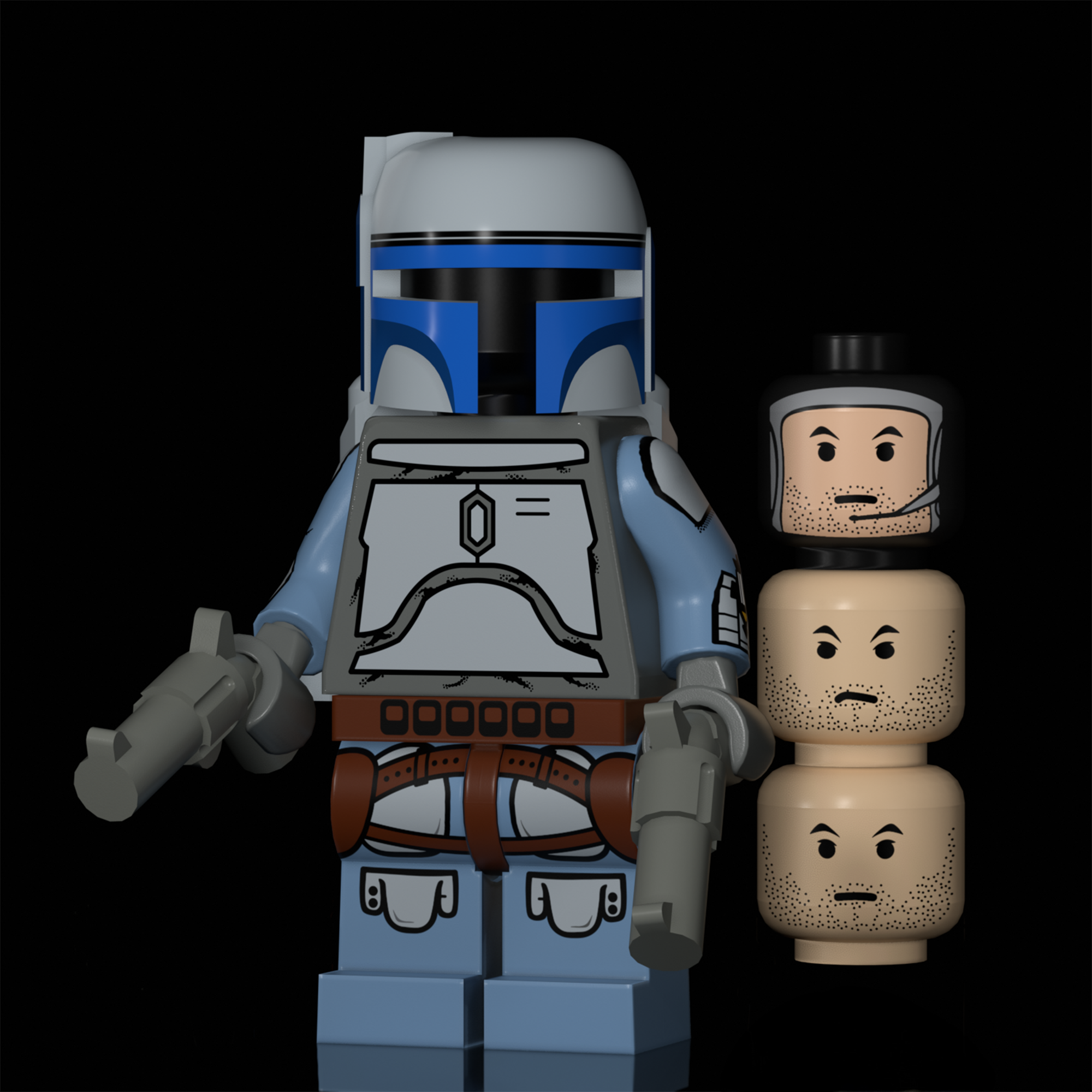 
                    The Blueprint (Dark Bluish Gray Torso)
                  