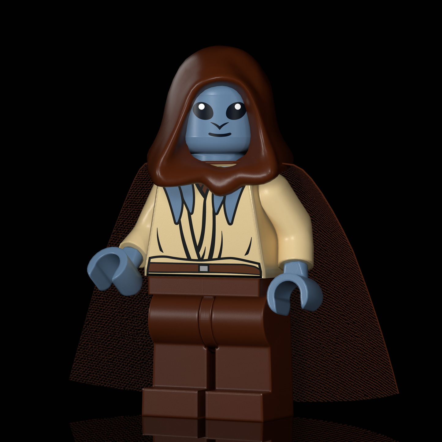 Smiling Swordsman Sand Blue